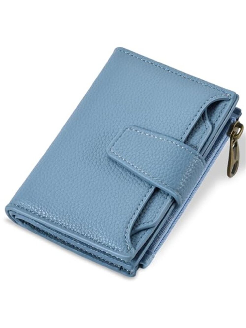 Small Wallet Women RFID Blocking Vegan Leather Bifold Compact Card Holder